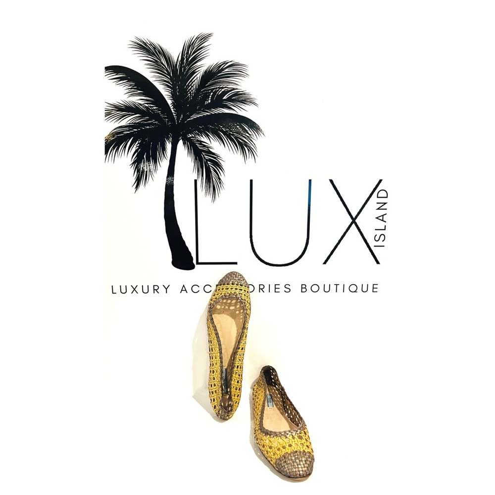 LUX ISLAND | PRADA Color Block Ballet Leather Flats
